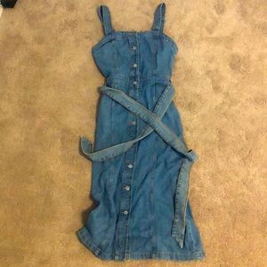 h&m denim dress